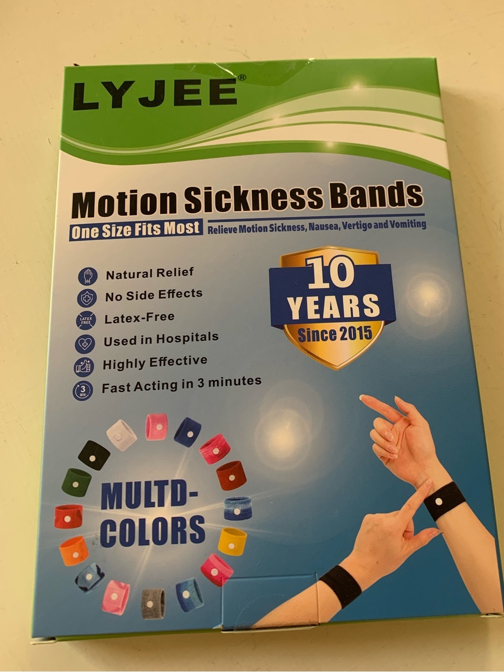 Travel Sickness Bracelet (5pairs)